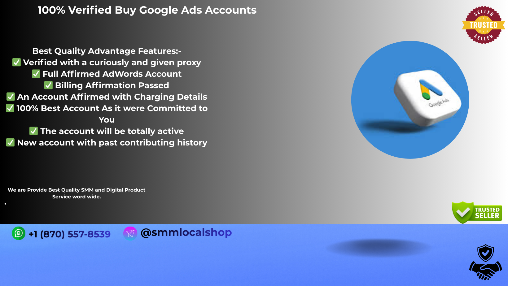100% Verified Buy Google Ads Accounts